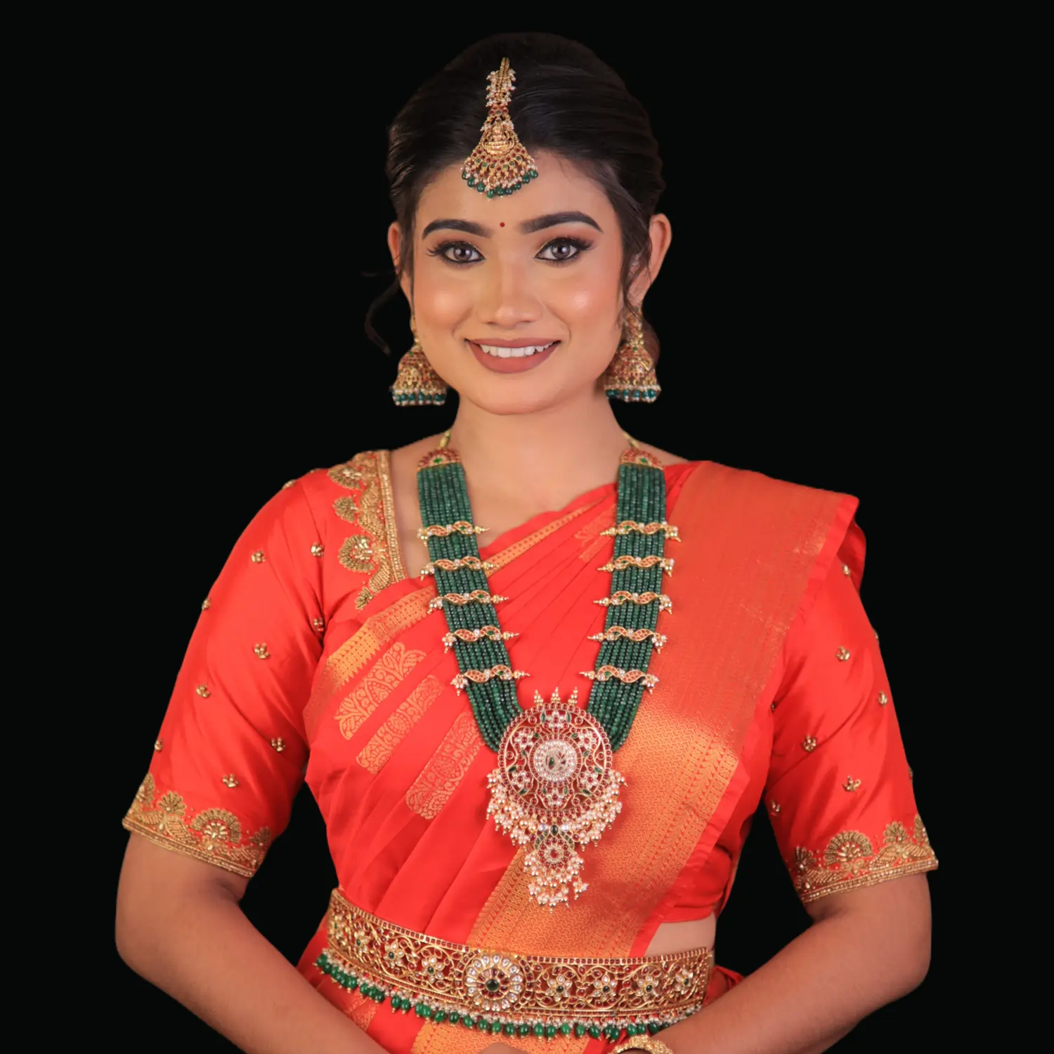 After makeup transformation