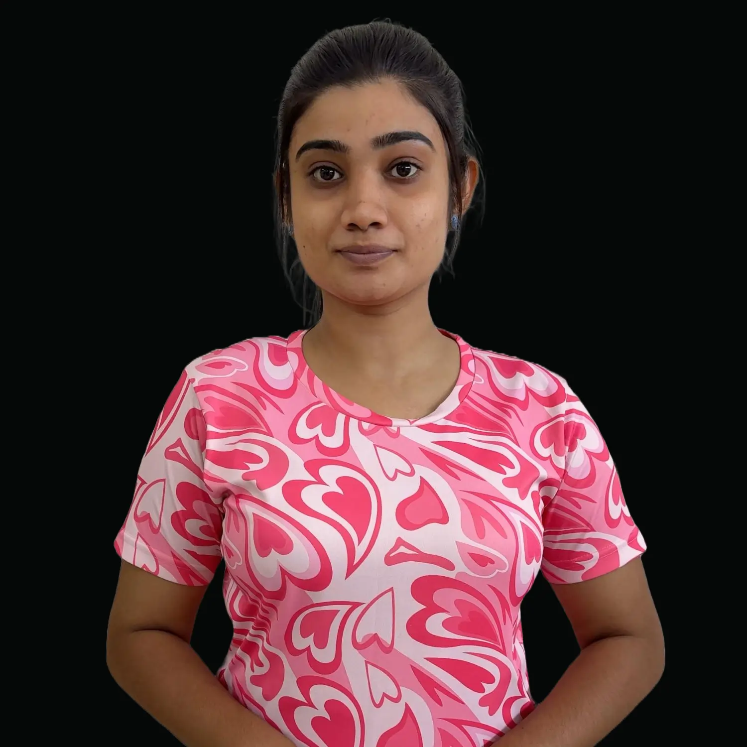 Before makeup transformation